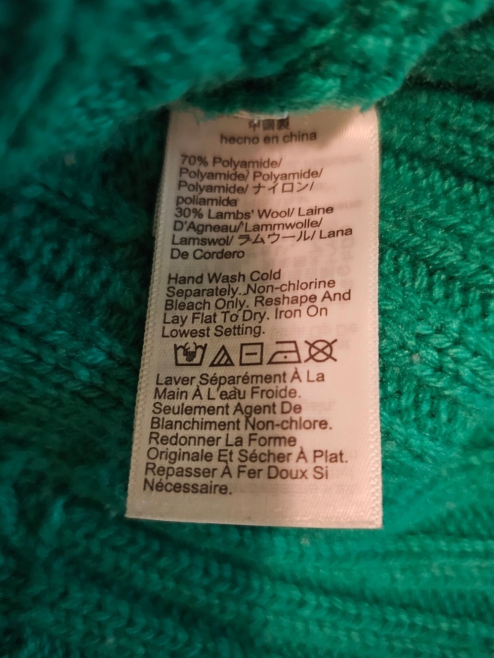 J. Crew Teal Cable-Knit Button Cardigan - Picture 4 of 5